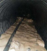 陕西渭南高新区城市管理处借助管道机器人快速疏通污水管道